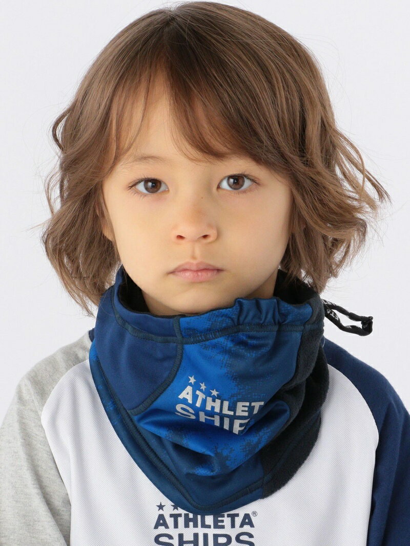 【SALE／30%OFF】【SHIPS KIDS別注】ATHLETA:ネック ウォーマー SHIPS KIDS シップス ファッショングッズ マフラー/スヌード ネイビー ブラック【RBA_E】[Rakuten Fashion]