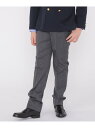 SHIPS KIDS:140~160cm /<洗濯機可能>ウォッシャブル ロング パンツ SHIPS KIDS シップス スーツ・フォーマル スーツパンツ グレ...