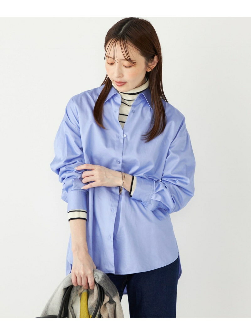 《一部追加予約》SHIPS Colors: ＜手洗い可能＞ソリッド オーバー シャツ◆ SHIPS Colors シップス トップス シャツ・ブラウス イエロー ホワイト ピンク ブルー【先行予約】*【送料無料】[Rakuten Fashion]