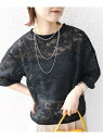 【SALE/30%OFF】<手洗い可能>オーガニック コットン レース ショート スリーブ プルオーバー SHIPS WOMEN シップス トップス カットソー...