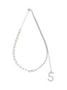 【SALE/40%OFF】SHIPS any: 5 モチーフ ネックレス SHIPS any シップス アクセサリー・腕時計 ネックレス シルバー ゴールド【R...