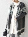 【SALE／30%OFF】PENDLETON:ミディカーディガン◇ SHIPS WOMEN シップス ニット カーディガン グレー ベージュ ブラウン【RBA_E】【送料無料】[Rakuten Fashion]