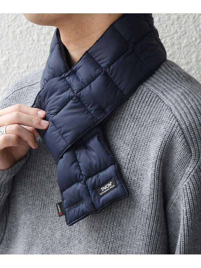 【予約商品について】 ※「先行予約販売中」「予約販売中」をご注文の際は予約商品についてをご確認ください。■重要なお知らせ※ 当店では、ギフト配送サービス及びラッピングサービスを行っておりません。ラッピング・ギフト配送について同時に複数の商品を注文された場合メーカー希望小売価格について置き配についてご利用ガイドSHIPS（シップス）TAION: マウンテン リバーシブル ライト ダウン マフラー寒い季節に大活躍！TAIONよりリバーシブルダウンマフラーが登場【素材特性】900FP＋の上質なダウンを使用。表側には高密度マイクロリップストップ生地を、裏側にはPOLARTEC(R)フリース生地を使用しており、あたたかさを保ちます。【デザイン】ワンポイントのブランドネームがさりげないアクセントのマフラー。裏側のトンネルに通すことで、コンパクトにまとめてパッカブル仕様にできます。持ち運びにも便利で、豊富なカラーバリエーションからお好みの色を選べます。メーカー品番：TAION-R201XMT-900SP【TAION】「TAION」のブランド名の由来は、TAION＝体温。“クオリティーに対する圧倒的コストパフォーマンスを通した価値の追求”をスローガンとし、高品質で高機能なインナーダウンを幅広く展開しています。色やサイズの豊富なバリエーションもTAIONインナーダウンの特徴です。【注意事項】※末永く愛用頂く為に、アテンションタグ・洗濯ネームを必ずご確認の上、着用又はお取り扱いください。※撮影環境による光の当たり具合やパソコン・スマートフォンなどの閲覧環境によって、実際の色味と異なって見える場合があります。　商品の色味は商品単体で撮影した画像をご参照ください。型番：718370015-78-99 TE5435【採寸】サイズ幅全長ONE SIZE11.5cm82.5cm商品のサイズについて【商品詳細】-素材：表側: ナイロン100%、 中わた: ダウン95%、 フェザー5%、 裏側: ポリエステル100%サイズ：ONE SIZE※画面上と実物では多少色具合が異なって見える場合もございます。ご了承ください。商品のカラーについて