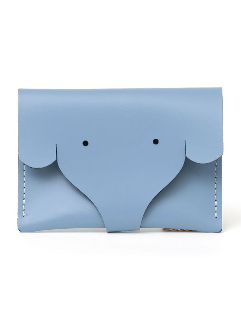 VICE VERSA: エレファント モチーフ レザー カードケース SHIPS any シップス 財布・ポーチ・ケース 名..