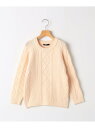 【SALE/30%OFF】SHIPS KIDS:80ー90cm /〈洗濯機可能〉ケーブル ニット SHIPS KIDS シップス トップス ニット ホワイト グ...