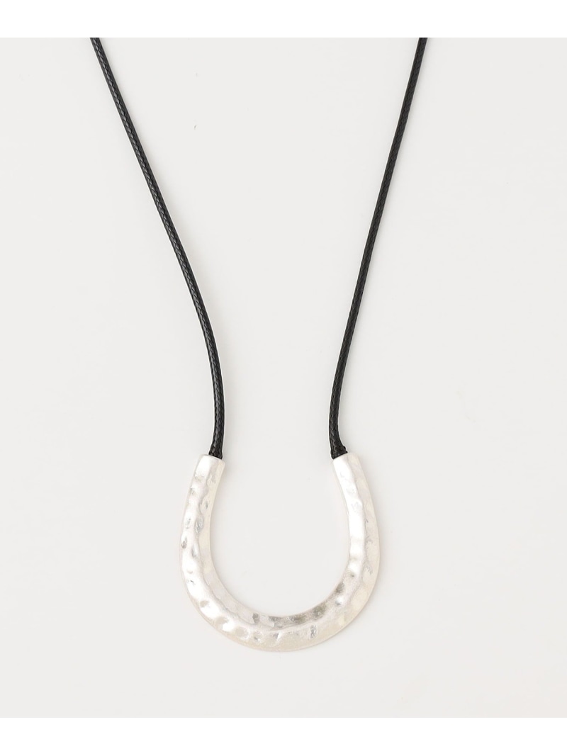 Rakuten - HELENA: ホースシュー モチーフ ロープ ネックレス quaranciel シップス アクセサリー・腕時計 ネックレス シルバー[Rakuten Fashion]
