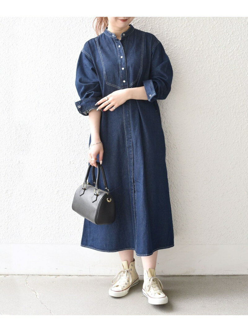 SHIPS any:＜洗濯機可能＞デニム ブザム シャツ ワンピース[SHIPS any DENIM] SHIP...
