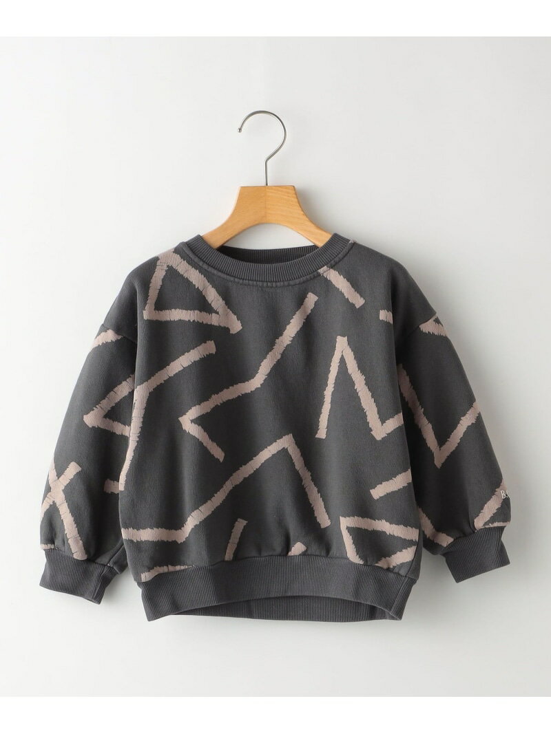 ySALE^30%OFFzBOBO CHOSES:100~130cm / LINES ALL OVER SWEATSHIRT SHIPS KIDS VbvX gbvX XEFbgEg[i[ O[yRBA_Ezyz[Rakuten Fashion]