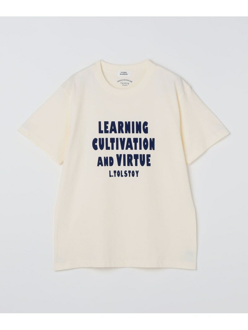 Rakuten - SHIPS: アマネ ムラカミ プリント Tシャツ SHIPS MEN シップス トップス カットソー・Tシャツ ベージュ ネイビー ホワイト ブラック【送料無料】[Rakuten Fashion]