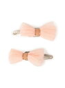 SHIPS KIDS:ミニ チュール ヘアピン セット SHIPS KIDS シップス ヘアアクセサリー バレッタ・ヘアクリップ・ヘアピン ピンク ベージュ[R...