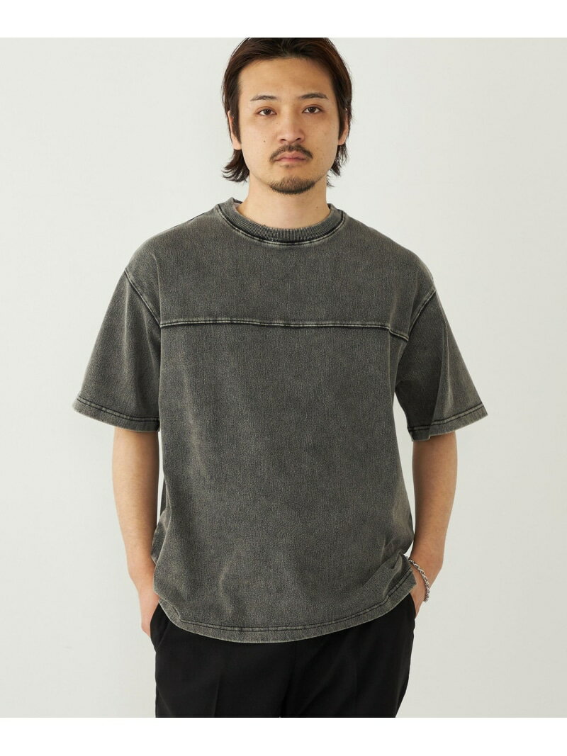 樂天商城 - SHIPS Colors:カット デニム Tシャツ◇ SHIPS Colors シップス トップス カットソー・Tシャツ ブルー ブラック【送料無料】[Rakuten Fashion]