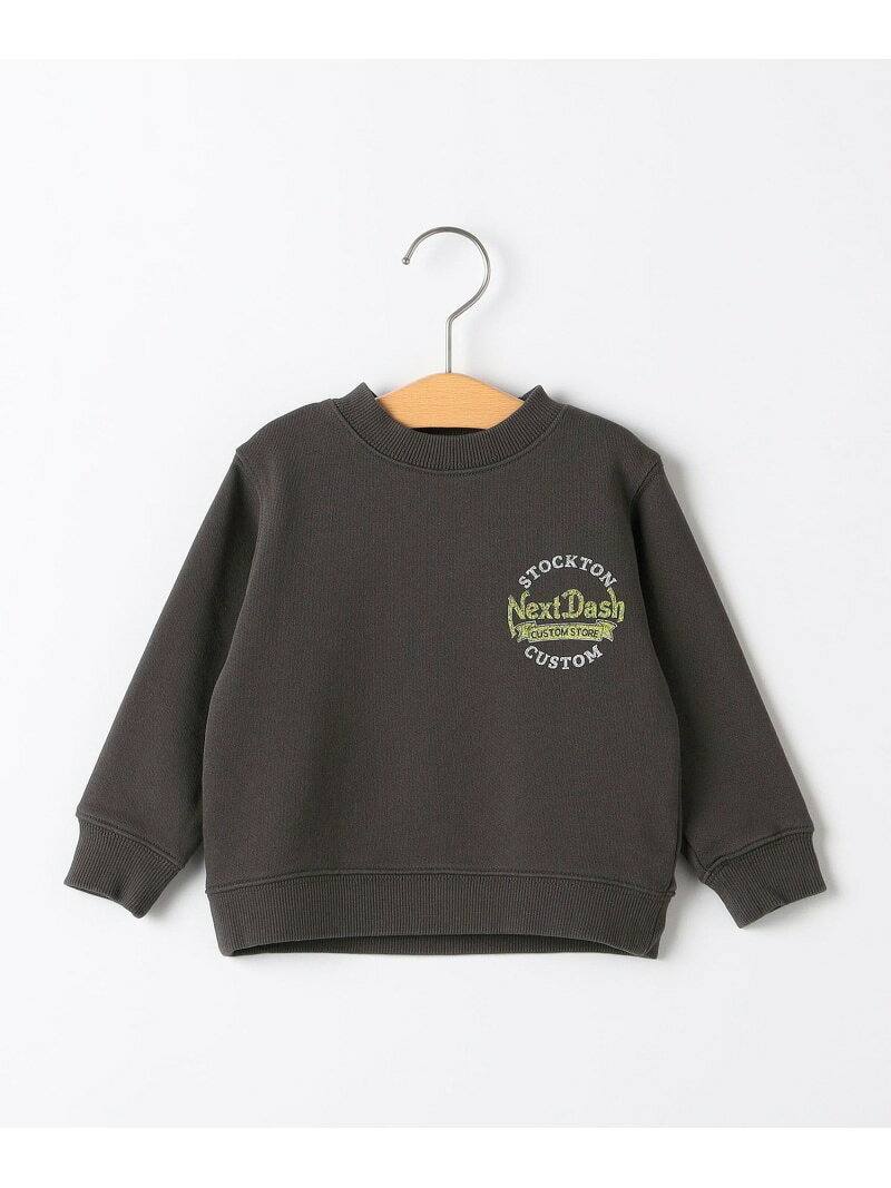 SHIPS KIDS:80~90cm /ヴィンテージ プリント スウェット SHIPS KIDS シップス トッ...