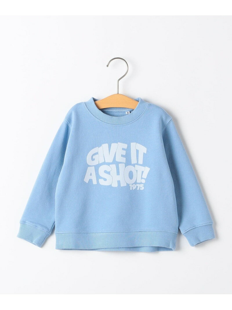 SHIPS KIDS:80~90cm /ヴィンテージ プリント スウェット SHIPS KIDS シップス トッ...