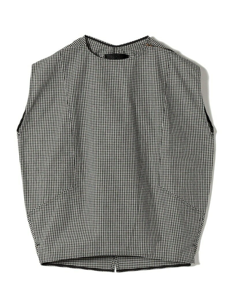 Rakuten - 【SHIPS別注】Nell:＜手洗い可能＞麻混 ギンガム コクーン ブラウス SHIPS WOMEN シップス トップス シャツ・ブラウス ブラック【送料無料】[Rakuten Fashion]