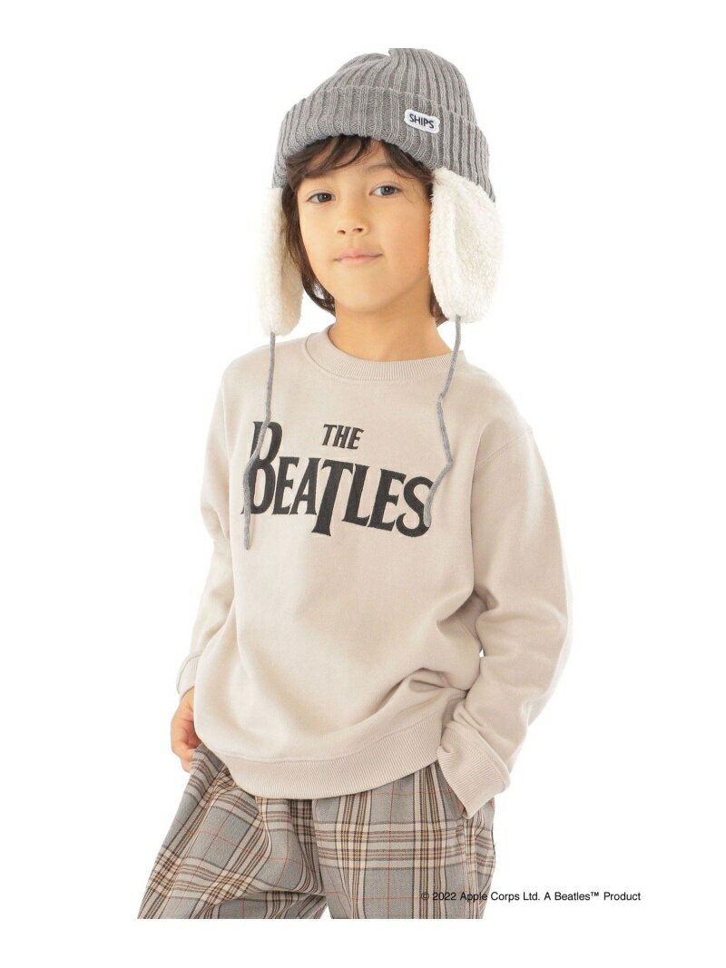 【SALE／50%OFF】SHIPS KIDS:100~130cm / ＜家族おそろい＞【THE BEATLES(ザ・ビートルズ)】スウェット SHIPS KIDS シップス トップス その他のトップス ベージュ グレー イエロー ネイビー【RBA_E】【送料無料】[Rakuten Fashion]