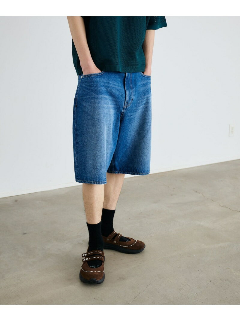 樂天商城 - 【SALE／50%OFF】City Ambient Products: バギー デニム ショーツ SHIPS MEN シップス パンツ ジーンズ・デニムパンツ ブラック グレー【RBA_E】【送料無料】[Rakuten Fashion]