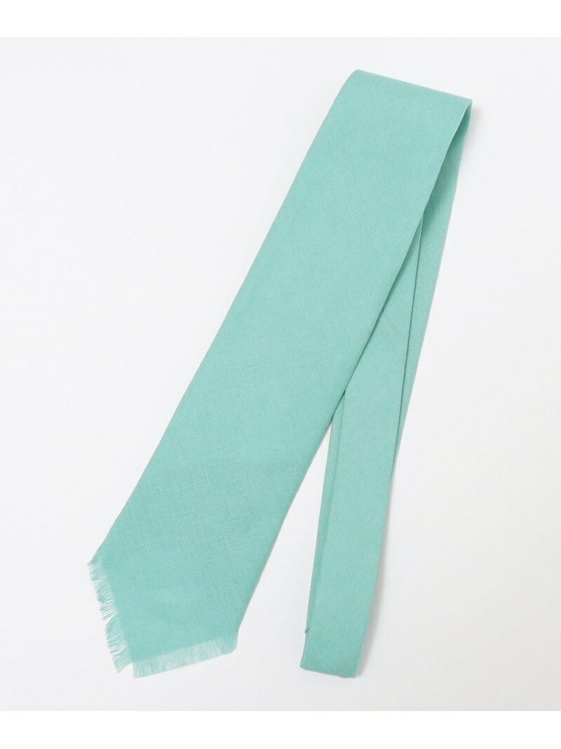 【SALE／70%OFF】Stefano cau: リネン フリンジ 無地 ネクタイ SHIPS MEN シップス スーツ・フォーマル ネクタイ・蝶ネクタイ グリーン ネイビー イエロー ブルー ブラウン ピンク グレー ベージュ【RBA_E】【送料無料】[Rakuten Fashion]