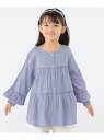 【SALE/40%OFF】SHIPS KIDS:100~130cm / スナップ ボタン ティアード ブラウス SHIPS KIDS シップス トップス シャツ...