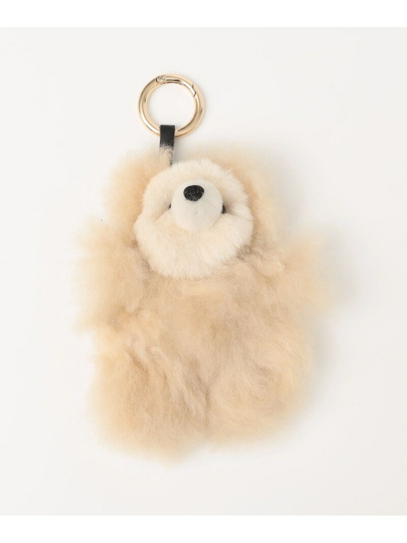 COSY: スモール ベア キーリング SHIPS any シップス ファッション雑貨 チャーム・キーチェーン ブラウン ホワイト ベージュ【送料無料】[Rak...