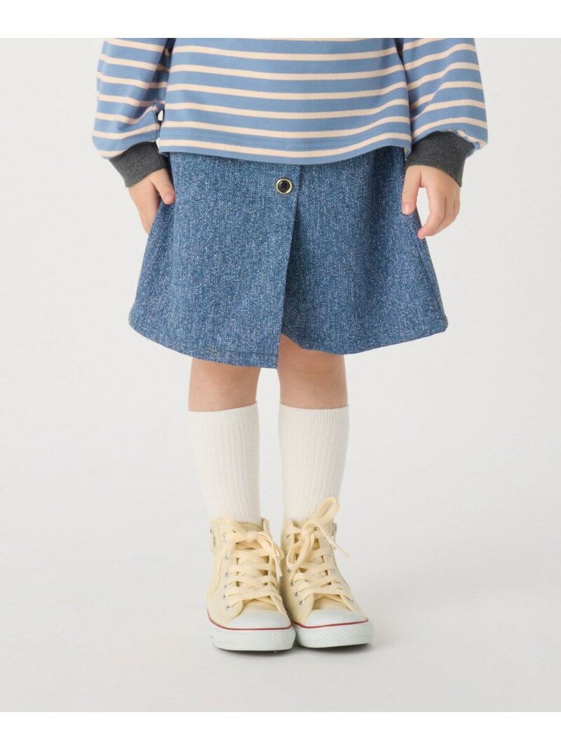 【SALE／40%OFF】SHIPS Colors:＜洗濯機可能＞ ツイーディー ショーツ (90~140cm) SHIPS Colors シップス パンツ キュロット ピンク ネイビー【RBA_E】[Rakuten Fashion]