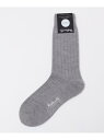 PANTHERELLA: PACKINGTON リブソックス 22FW SHIPS MEN シップス 靴下・レッグウェア 靴下 ベージュ ブラック グレー【送料...