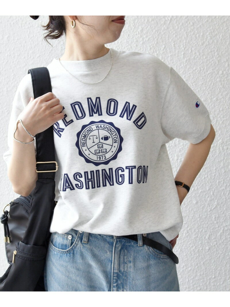 Champion:＜洗濯機可能＞スウェット ショート スリーブ TEE SHIPS any シップス トップス カットソー・Tシャツ ネイビー【送料無料】[Rakuten Fashion]