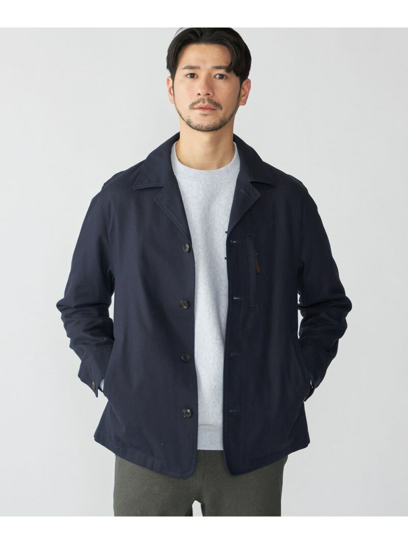 【SALE／40%OFF】SHIPS: ハイツイスト コットン オックス ユーティリティ ジャケット SHIPS MEN シップス ジャケット・アウター テーラードジャケット・ブレザー ネイビー ブラウン グレー【RBA_E】【送料無料】[Rakuten Fashion]
