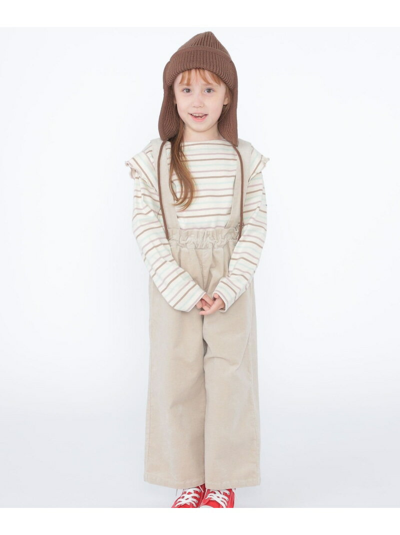 Corduroy - 【SALE／40%OFF】SHIPS KIDS:100~130cm / コーデュロイ ストラップ ワイド パンツ SHIPS KIDS シップス パンツ その他のパンツ ブルー ホワイト【RBA_E】【送料無料】[Rakuten Fashion]