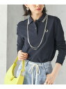 《予約》FRED PERRY:G3636 FRED PERRY SHIRT SHIPS WOMEN シップス トップス ポロシャツ ベージュ ネイビー【先行予約...