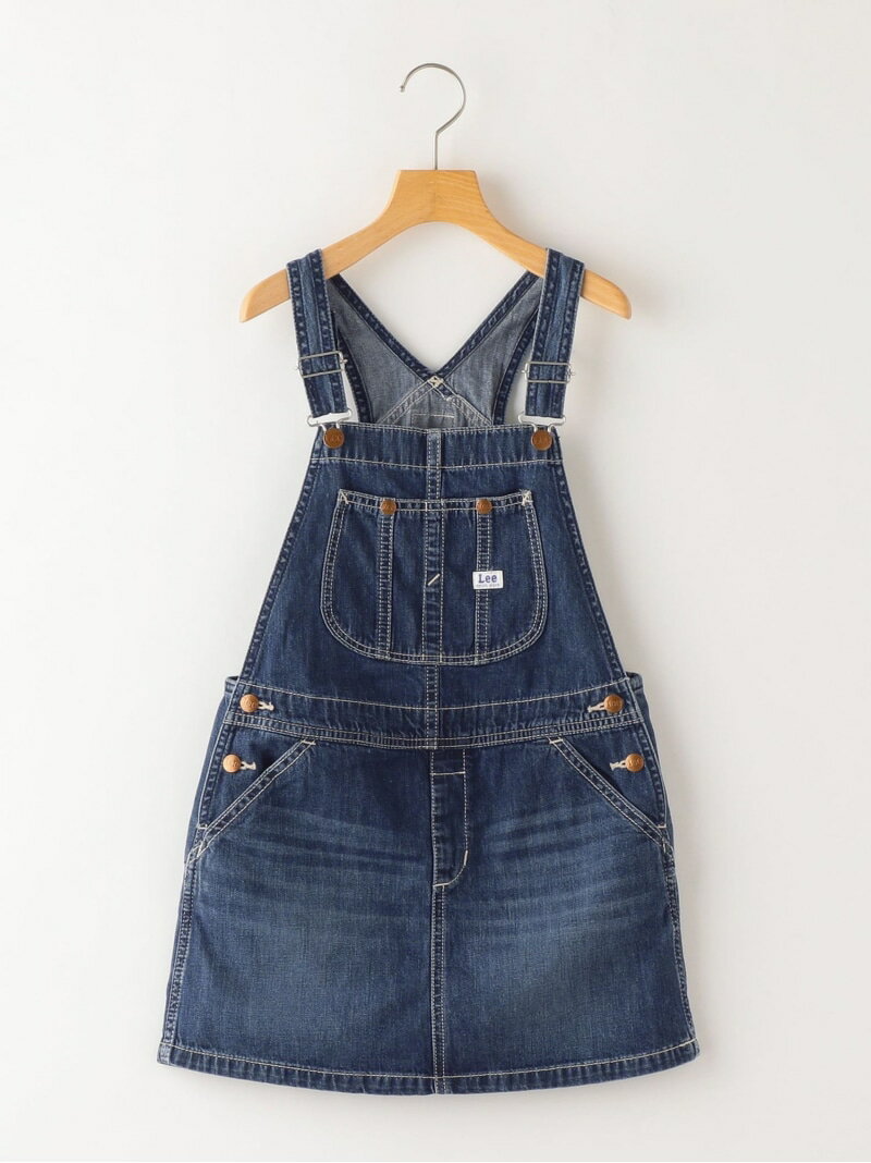 Lee:デニム オーバーオール スカート(130~150cm) SHIPS KIDS シップス スカート ロング・マキシスカー..