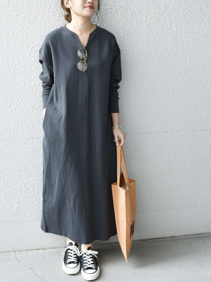 【SALE／60%OFF】SHIPS any: ラッセル スキッパー ロング ワンピース SHIPS any シップス ワンピース・ドレス その他のワンピース・ドレス グレー パープル ネイビー【RBA_E】[Rakuten Fashion]