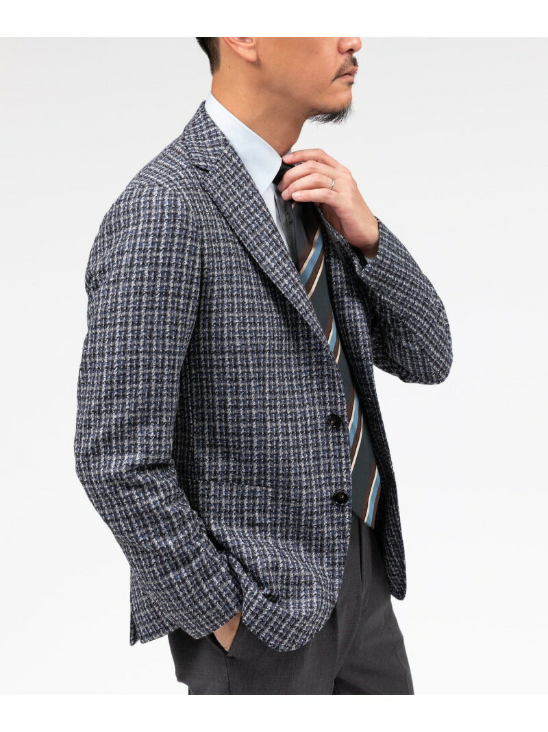 Rakuten - TAGLIATORE: ウール メランジ ハウンドトゥース ジャケット SHIPS MEN シップス ジャケット・アウター テーラードジャケット・ブレザー【送料無料】[Rakuten Fashion]