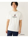 Disney100/PRINT T-shirt SHIPS Colors シップス トッ