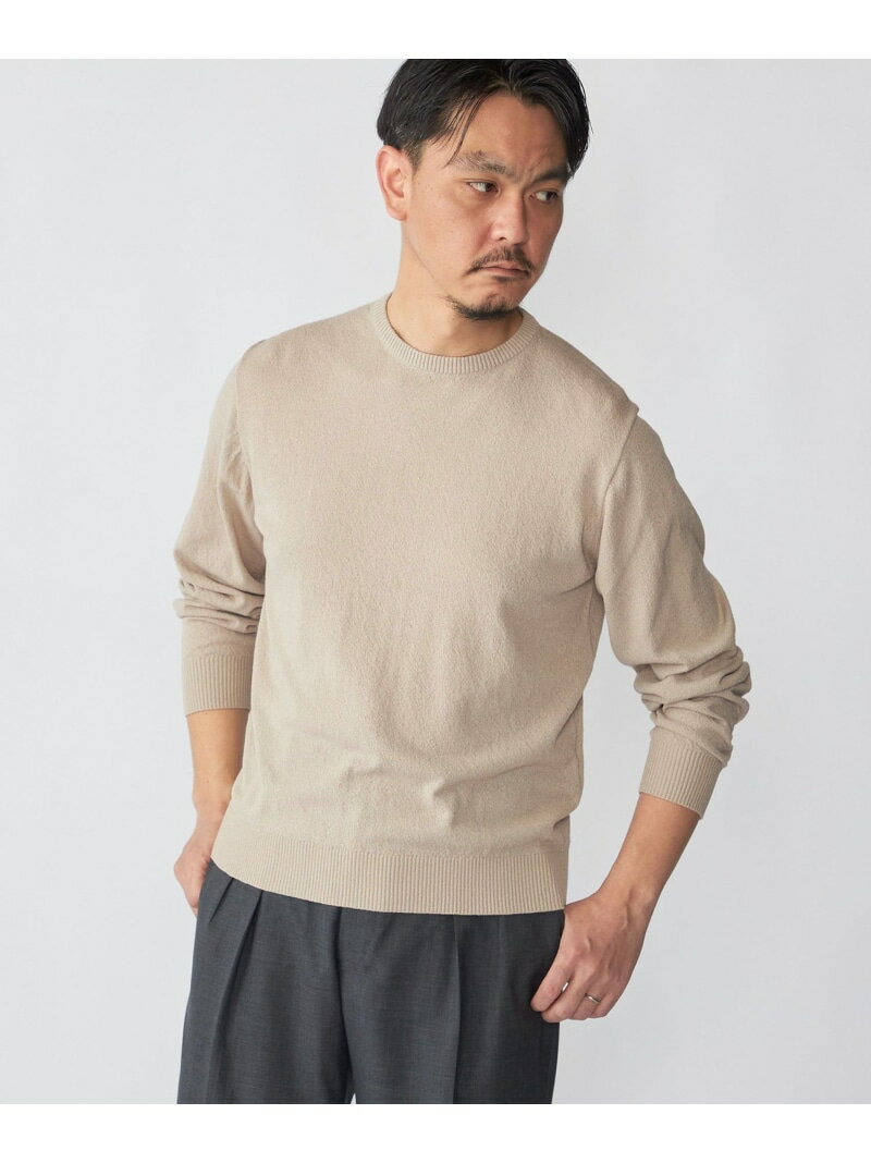 SHIPS: 14ゲージ アムンゼン クルーネック ロングスリーブ ニット SHIPS MEN シップス トップス ニット ブラック ホワイト ベージュ ネイビー【送料無料】 Rakuten Fashion