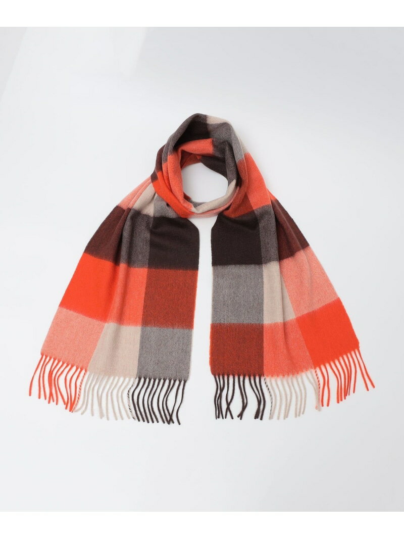 SHIPS: カシミヤ シングル 3ブロック マフラー SHIPS MEN シップス ファッション雑貨 マフラー・ストー..