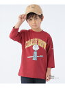 【SALE／30%OFF】SHIPS KIDS:100~130cm / スヌーピー 7分袖 プリント TEE SHIPS KIDS シップス トップス カットソー・Tシャツ レッド ホワイト ネイビー【RBA_E】【送料無料】[Rakuten Fashion]