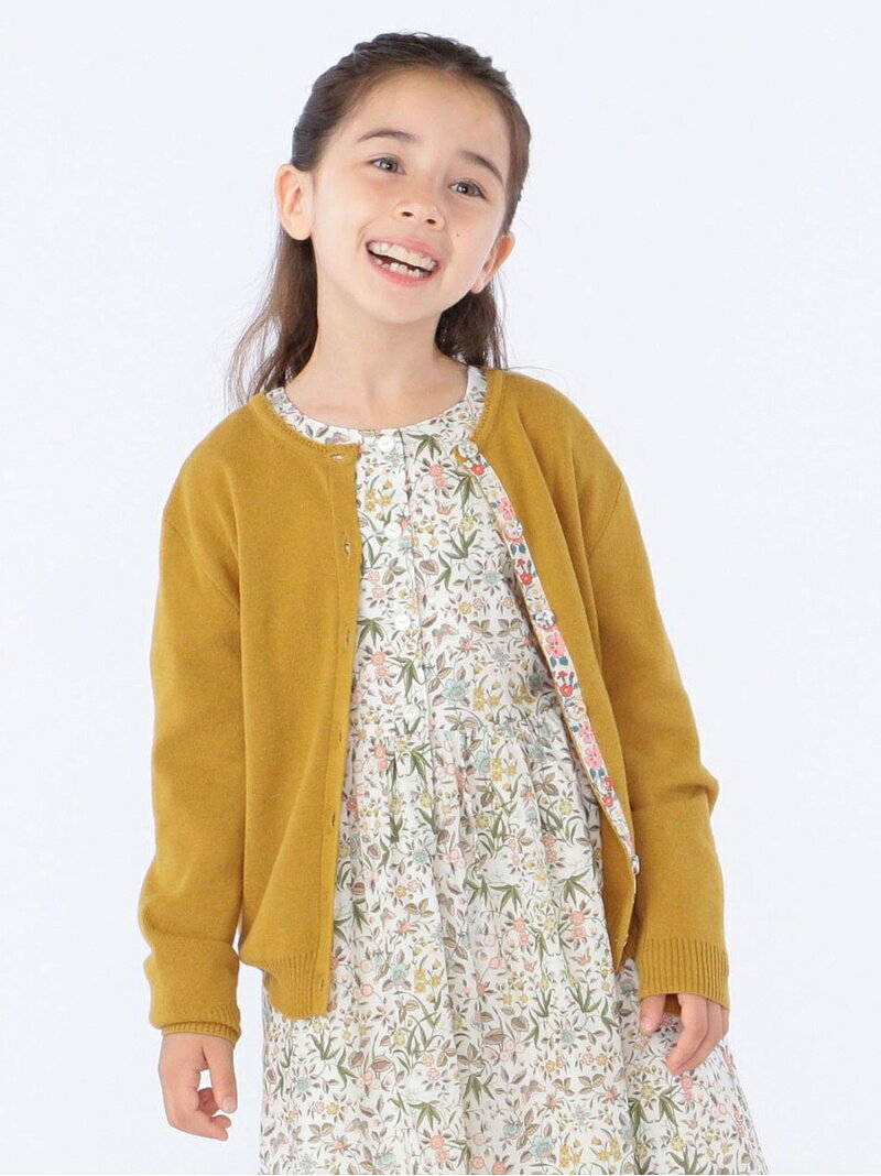 【SALE／60%OFF】SHIPS KIDS:無地*リバティ カーディガン(100~130cm) SHIPS KIDS シップス トップス カーディガン イエロー ピンク レッド ブルー【RBA_E】[Rakuten Fashion]