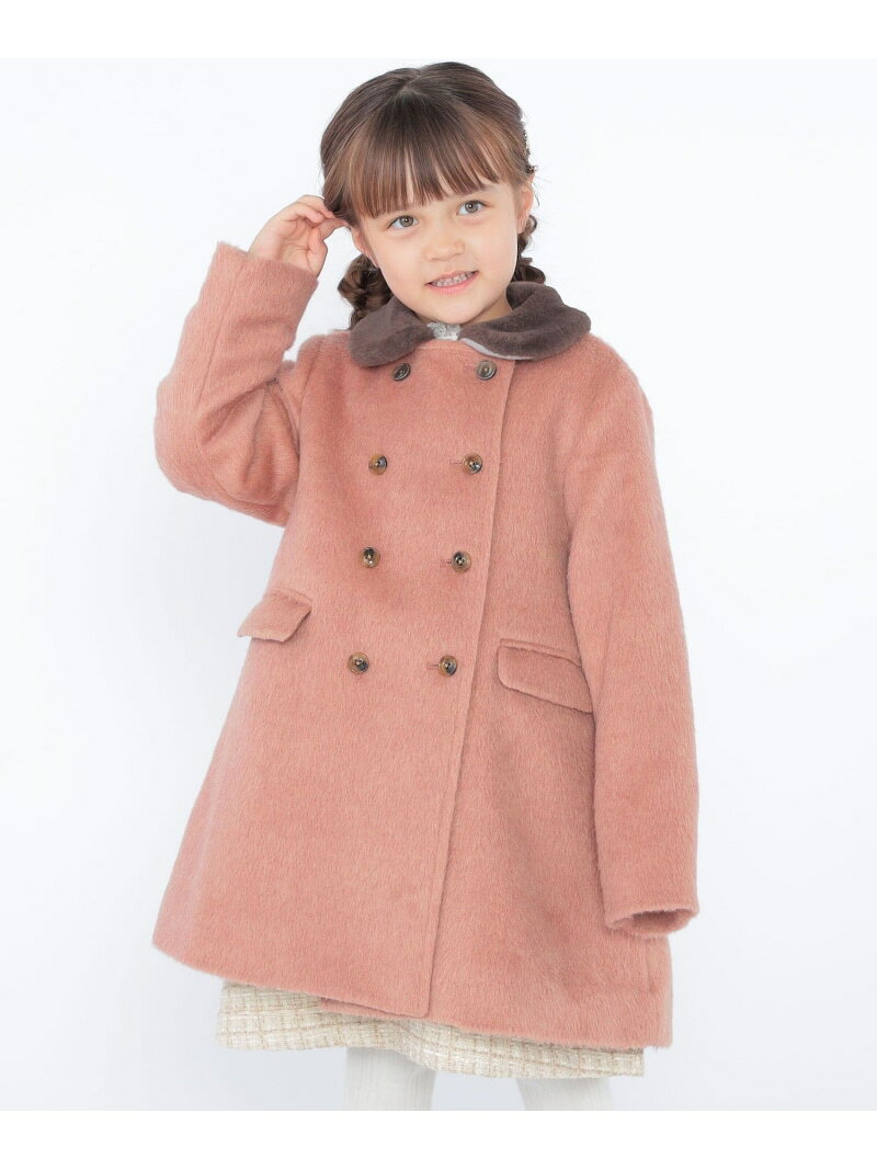 Rakuten - 【SALE／50%OFF】SHIPS KIDS:100~130cm / シャギー コート SHIPS KIDS シップス ジャケット・アウター その他のジャケット・アウター ピンク【RBA_E】【送料無料】[Rakuten Fashion]