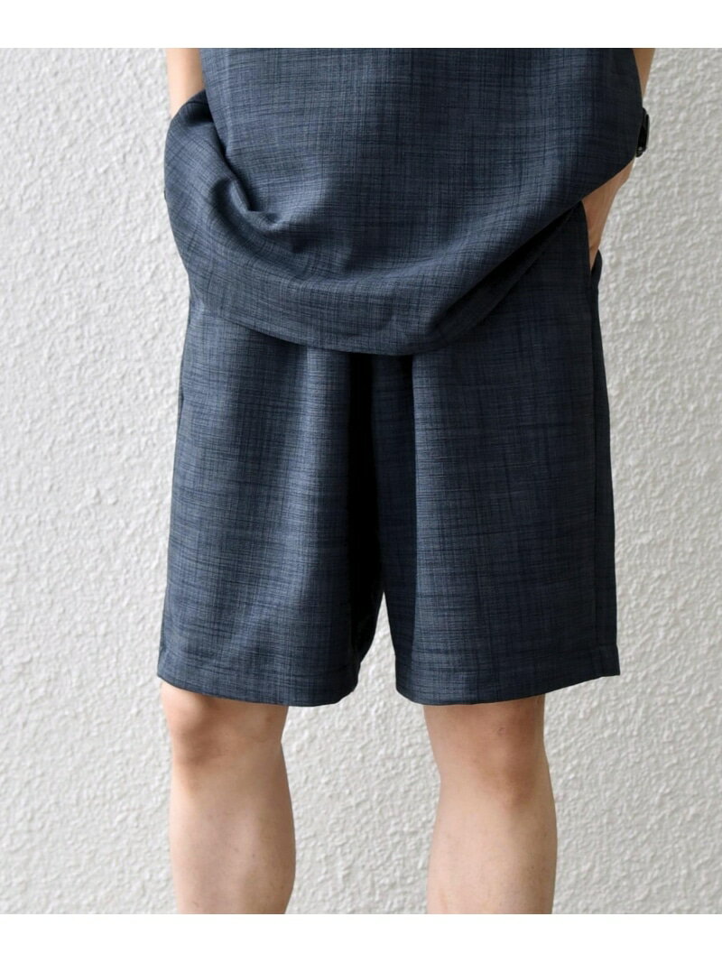 SHIPS any:＜UVカット＞FUTURE LINEN CANVAS リネンライク イージー ショーツ◆ SHIPS any シップス パンツ その他のパンツ ブラウン ブルー ネイビー グリーン【先行予約】*【送料無料】[Rakuten Fashion]
