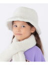 【SALE/60%OFF】SHIPS KIDS:ボア バケット ハット SHIPS KIDS シップス 帽子 ハット ブラウン【RBA_E】[Rakuten F...