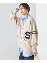 楽天SHIPS　シップス【SALE／30％OFF】【SHIPS別注】SPORT CLAD:レタード カーディガン ◇ SHIPS WOMEN シップス トップス カーディガン ベージュ ブラック【RBA_E】【送料無料】[Rakuten Fashion]