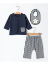 SHIPS KIDS:80cm / ロングスリーブ ギフトセット SHIPS KIDS シップス マタニティウェア・ベビー用品 ベビーギフト ネイビー【送料無料...