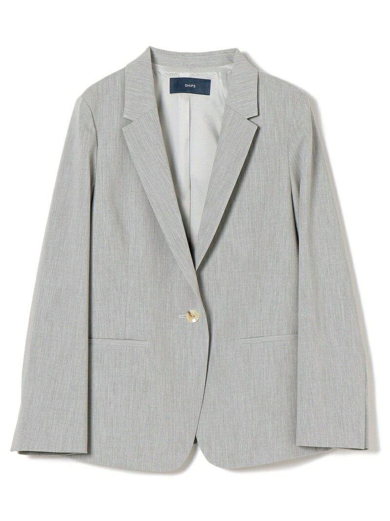 【SALE／40%OFF】【セットアップ可】ドライツイルジャケット SHIPS WOMEN シップス スーツ・フォーマル セットアップスーツ ブラウン ネイビー グレー【RBA_E】【送料無料】[Rakuten Fashion]