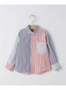SHIPS KIDS:80~90cm / ボタンダウン シャツ SHIPS KIDS シップス トップス シャツ・ブラウス ホワイト ブルー【送料無料】[Rak...