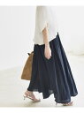 【SALE/45%OFF】quaranciel:<洗濯機可能>シアー ストライプ ギャザーフレア スカート & ブラウス セット quaranciel シップス...
