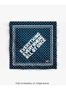 SHIPS: A24 * EEAAO * SHIPS ロゴ ドット プリント バンダナ SHIPS MEN シップス ファッション雑貨 スカーフ・バンダナ ネイ...