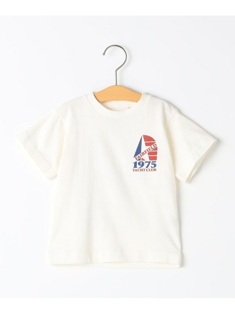Rakuten - SHIPS KIDS:80~90cm /半袖 ヴィンテージ Tシャツ SHIPS KIDS シップス トップス カットソー・Tシャツ グリーン ホワイト【送料無料】[Rakuten Fashion]