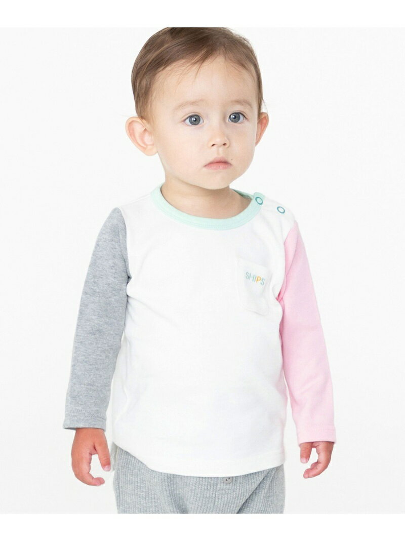 ySALE^40%OFFzSHIPS KIDS:80~90cm / X[X Rbg  TEE SHIPS KIDS VbvX gbvX Jbg\[ETVc zCg x[W O[yRBA_Ez[Rakuten Fashion]