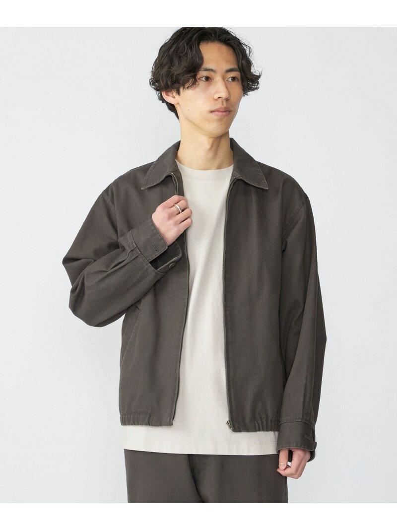 乐天商城 - 【SALE／40%OFF】SHIPS: ストーン ウォッシュ コットン ブルゾン (セットアップ対応) SHIPS MEN シップス ジャケット・アウター ブルゾン・ジャンパー ネイビー ベージュ【RBA_E】【送料無料】[Rakuten Fashion]