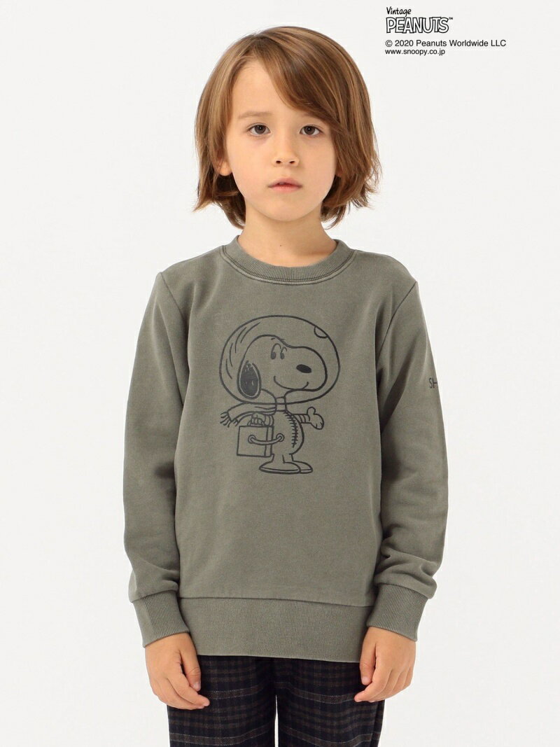 【SALE／37%OFF】SHIPS KIDS:スヌーピー アストロノーツ スウェット(100~130cm) SHIPS KIDS シップス カットソー キッズカットソー イエロー グレー【RBA_E】【送料無料】[Rakuten Fashion]